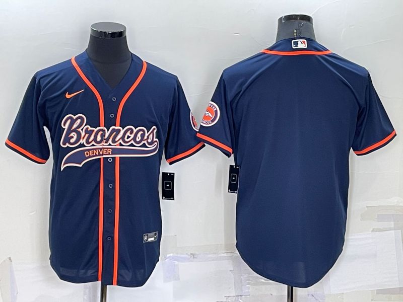 Men Denver Broncos Blank Blue 2022 Nike Co branded NFL Jersey->indianapolis colts->NFL Jersey